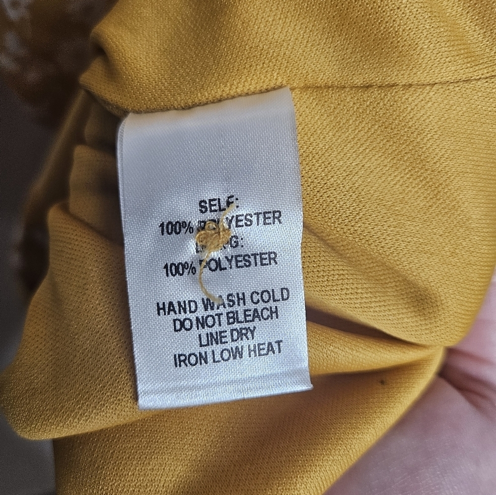 NWT Lulu's After-Bloom Delight Golden Yellow Ditsy Floral Print Midi Dress XS - Picture 14 of 16